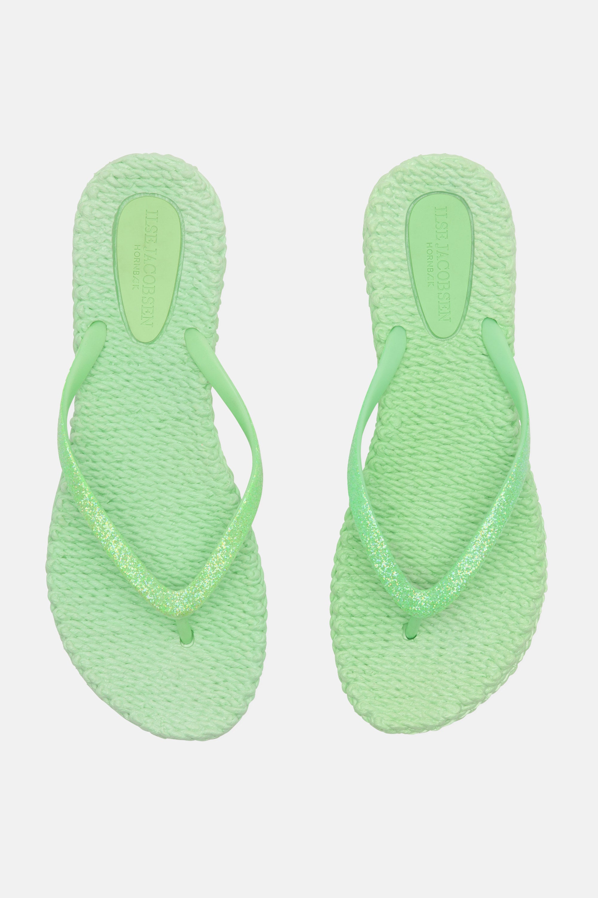 Tongs Glitter - Bright Green